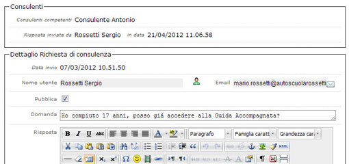 Consulenze